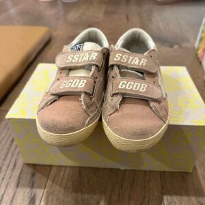 Golden Goose Kids Brown Velcro Sneakers